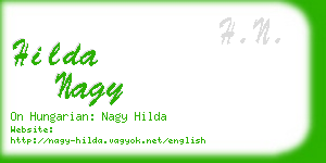 hilda nagy business card